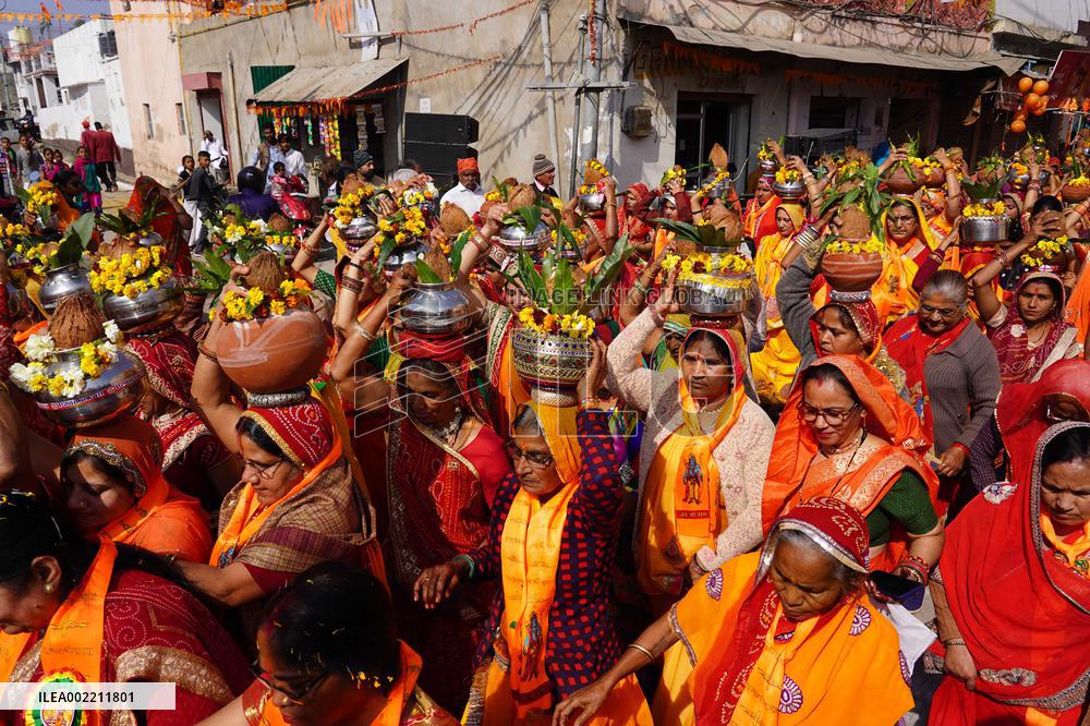 Hindu Procession In Ajmer - India