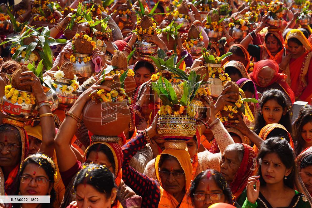 Hindu Procession In Ajmer - India