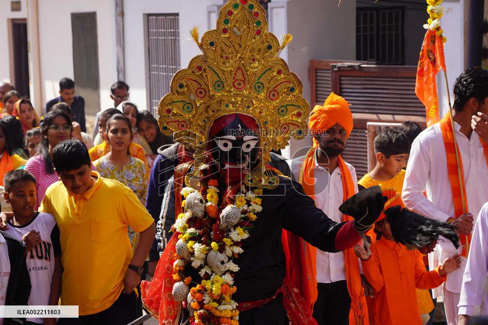 Hindu Procession In Ajmer - India