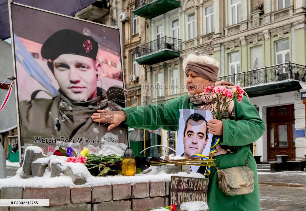 March in memory of first perished Heavenly Hundred Heroes in Kyiv