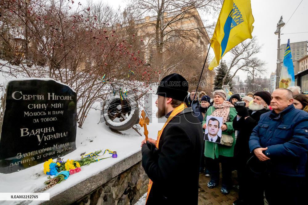 March in memory of first perished Heavenly Hundred Heroes in Kyiv