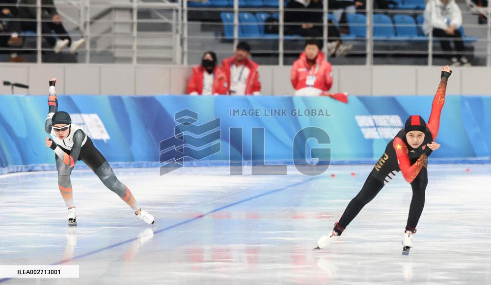 (SP)SOUTH KOREA-GANGNEUNG-WINTER YOUTH OLYMPIC GAMES-SPEED SKATING-WOMEN'S 500M