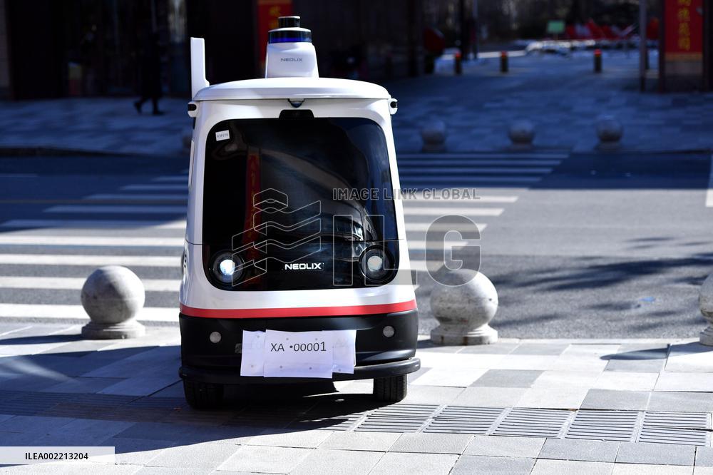 CHINA-HEBEI-XIONG'AN NEW AREA-UNMANNED DELIVERY VEHICLES (CN)