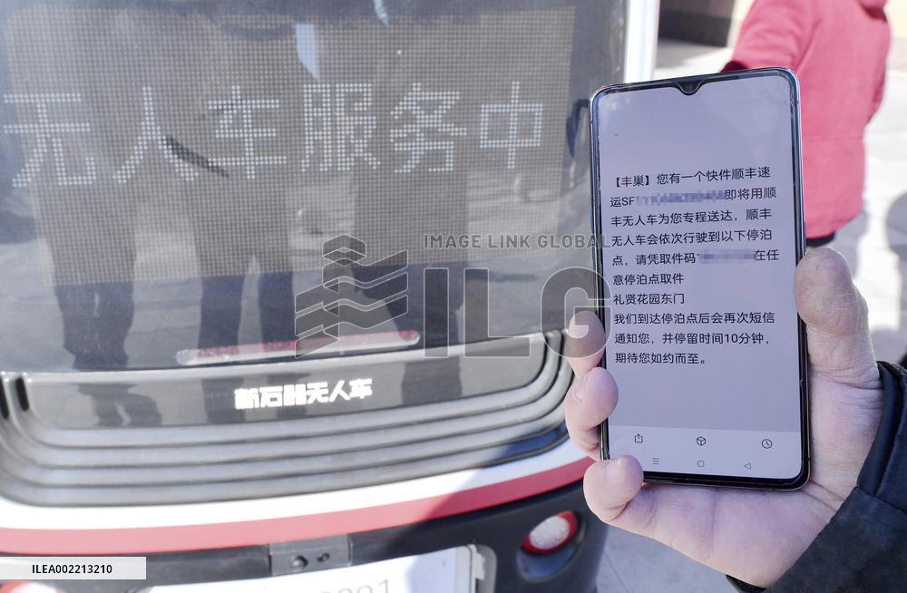 CHINA-HEBEI-XIONG'AN NEW AREA-UNMANNED DELIVERY VEHICLES (CN)