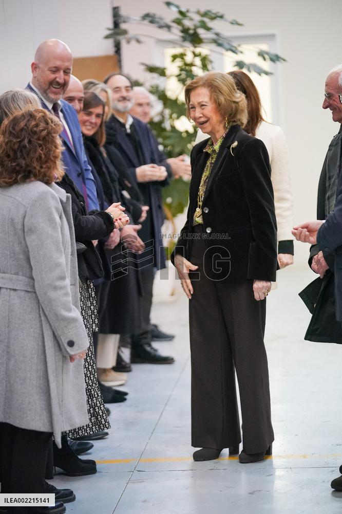 Queen Sofia Visits Alava - Spain