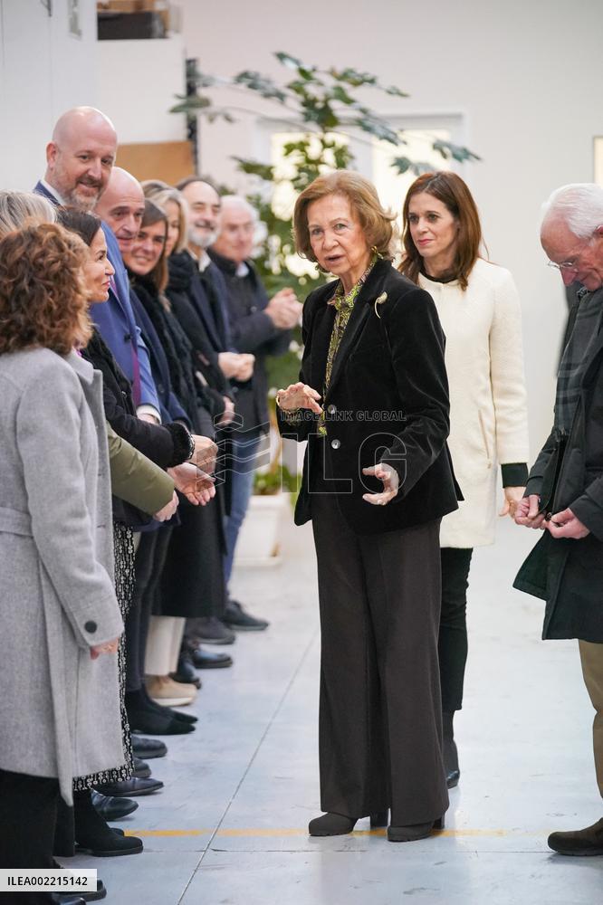 Queen Sofia Visits Alava - Spain