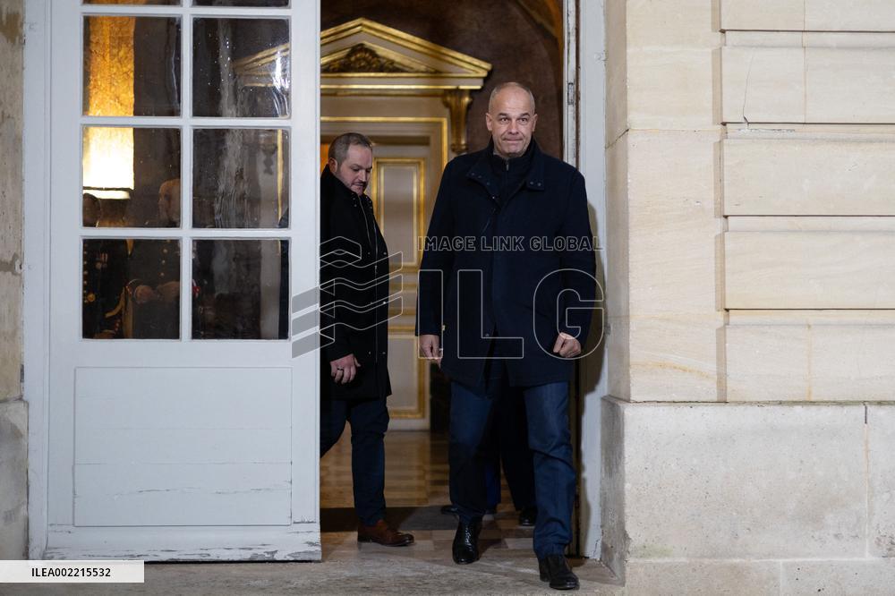Farmers Unions meet with French Prime Minister - Paris
