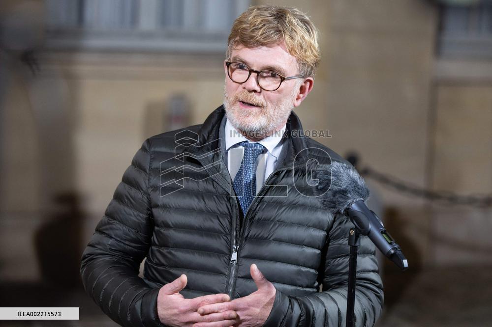 Farmers Unions meet with French Prime Minister - Paris