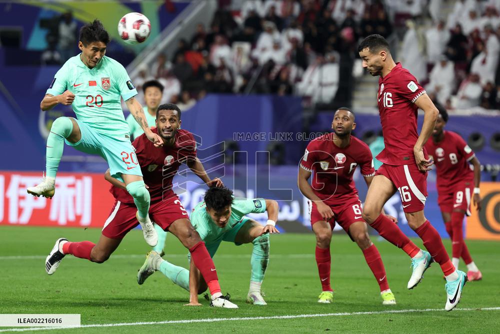 (SP)QATAR-DOHA-FOOTBALL-AFC ASIAN CUP-GROUP A-QATAR VS CHINA