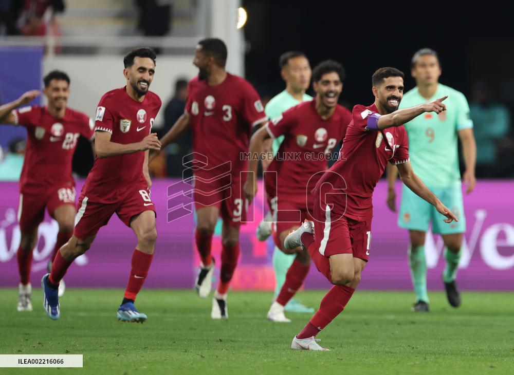(SP)QATAR-DOHA-FOOTBALL-AFC ASIAN CUP-GROUP A-QATAR VS CHINA