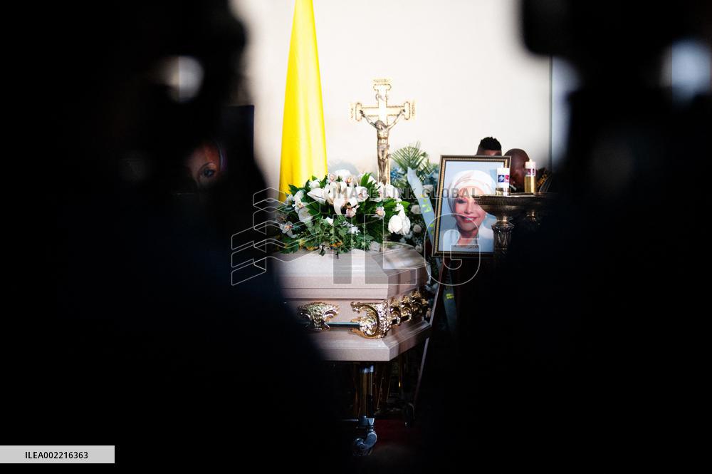 Wake for Piedad Cordoba at Colombian Congress