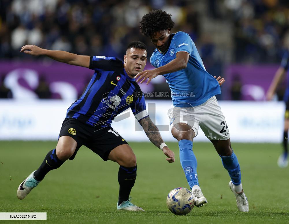 (SP)SAUDI ARABIA-RIYADH-FOOTBALL-ITALIAN SUPER CUP-FINAL-NAPOLI VS INTER MILAN