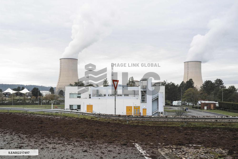 Farmers Block Golfech Nuclear Power Station - South Western France