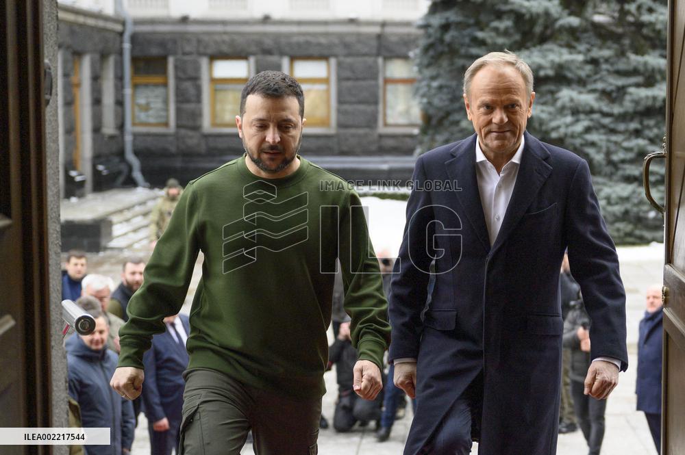 Tusk Meets Zelensky - Kyiv