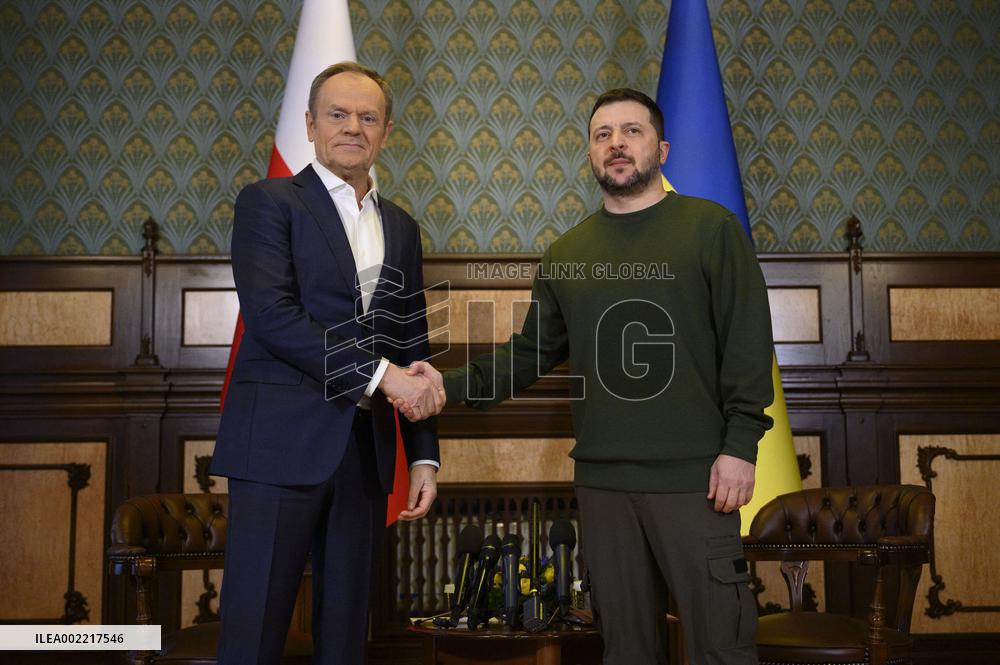Tusk Meets Zelensky - Kyiv
