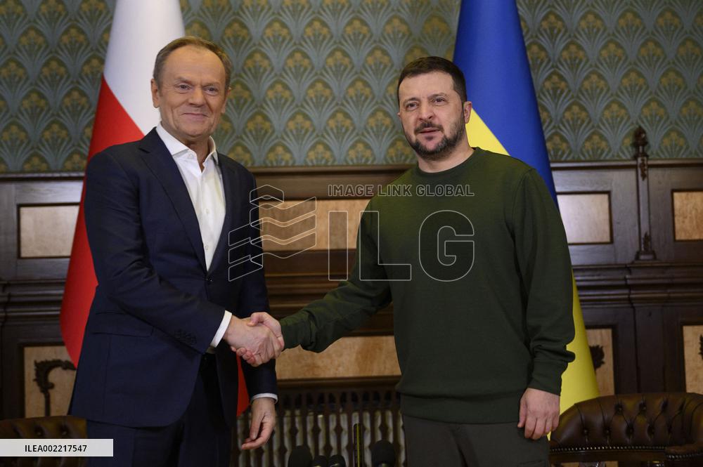 Tusk Meets Zelensky - Kyiv
