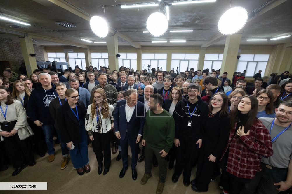 Tusk Meets Zelensky - Kyiv