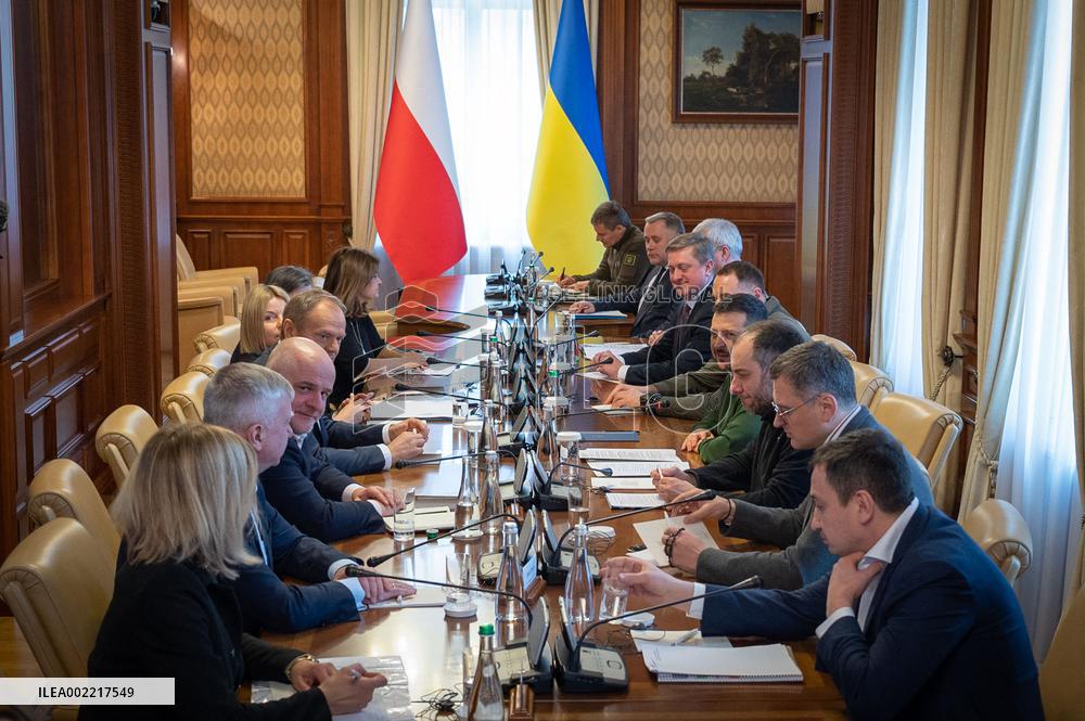 Tusk Meets Zelensky - Kyiv