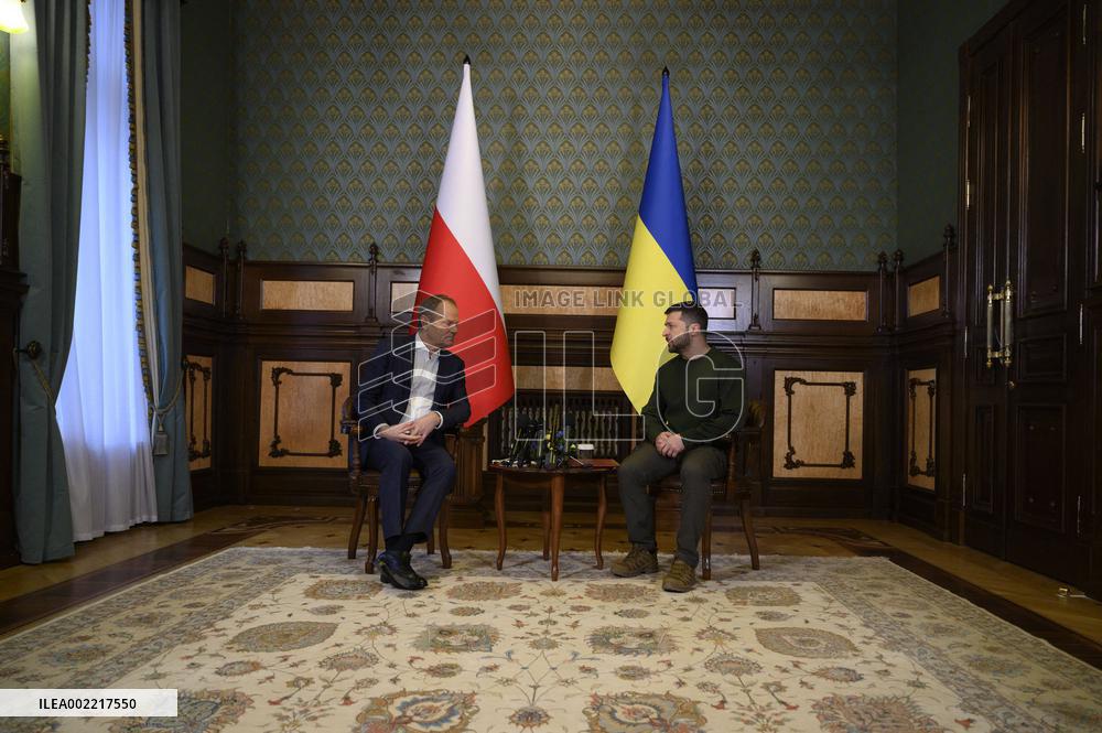 Tusk Meets Zelensky - Kyiv