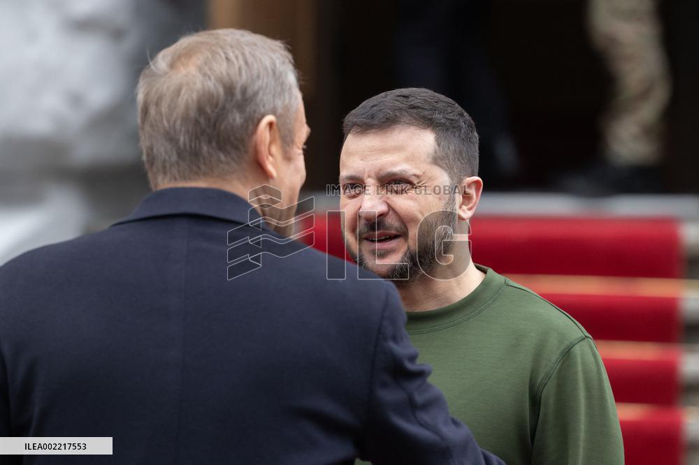 Tusk Meets Zelensky - Kyiv