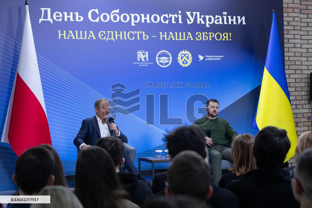 Tusk Meets Zelensky - Kyiv