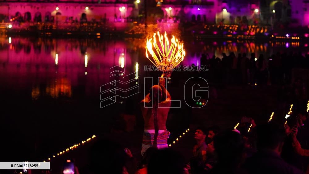 Millions Celebrate Opening Of Hindu Temple - India