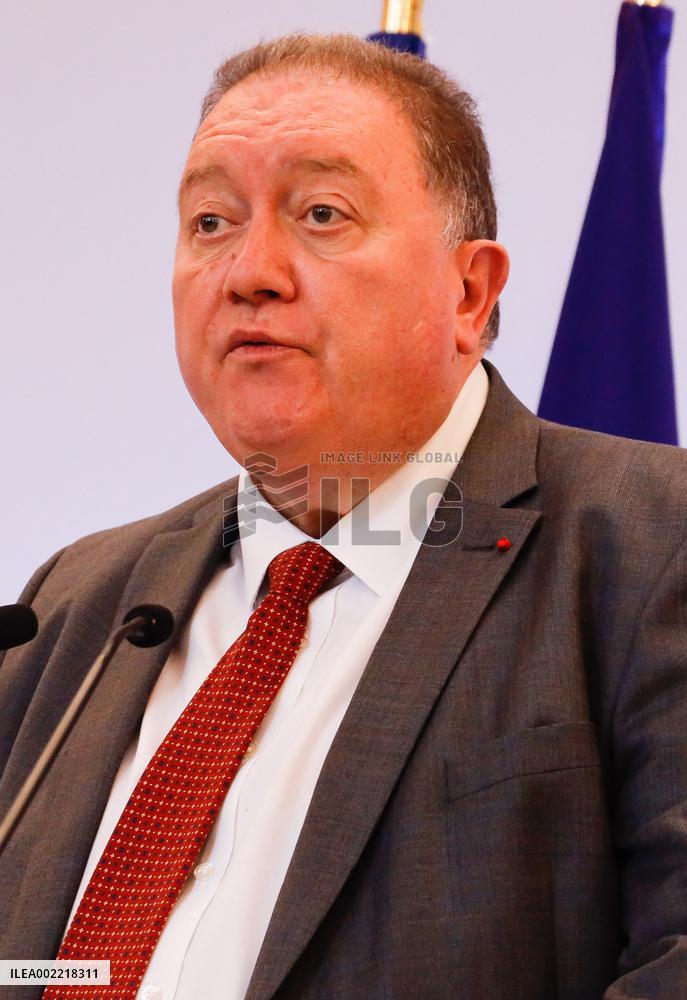 Gerald Darmanin Press Conference - Paris