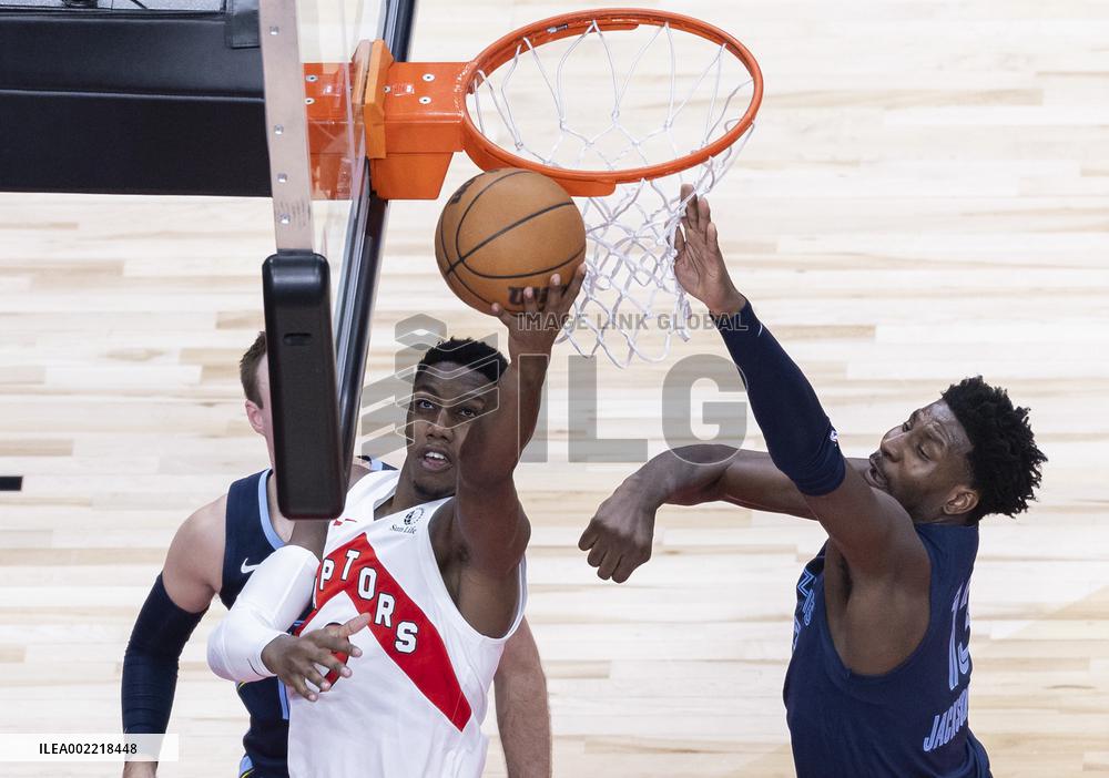 (SP)CANADA-TORONTO-BASKETBALL-GRIZZLIES VS RAPTORS