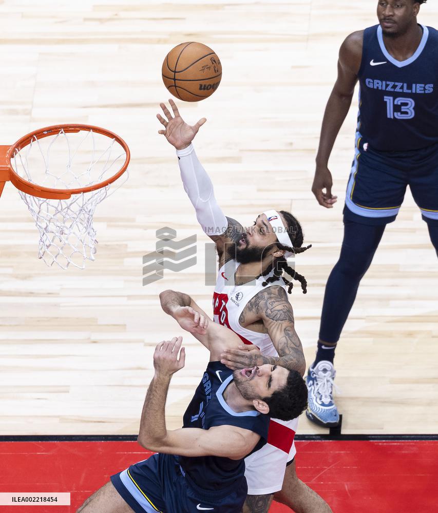 (SP)CANADA-TORONTO-BASKETBALL-GRIZZLIES VS RAPTORS