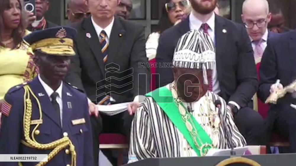 Liberia's presidential inauguration halted due to Boakai's heat exhaustion