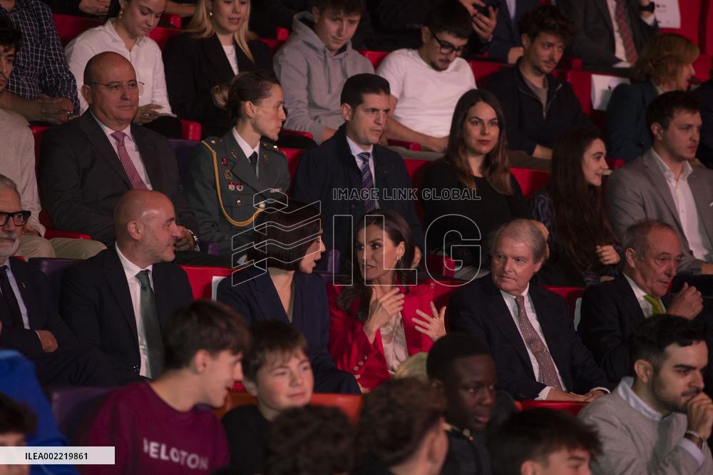 Queen Letizia inaugurates the Talent Tour 2024 in Lleida