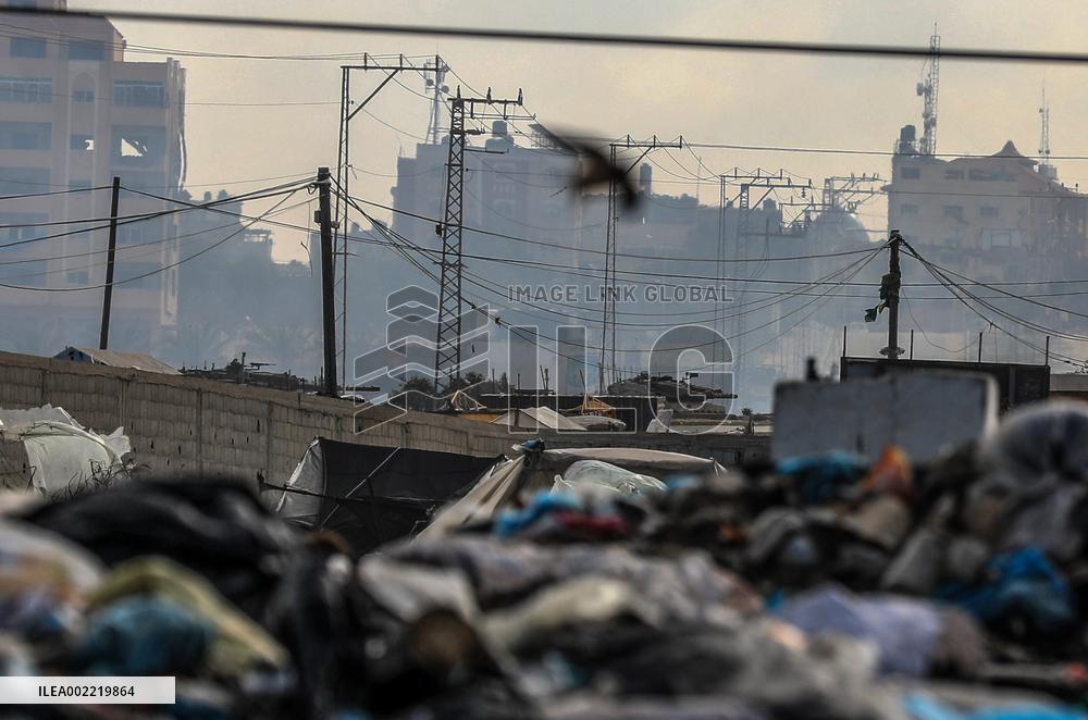 MIDEAST-GAZA-KHAN YOUNIS-ISRAELI ASSAULT