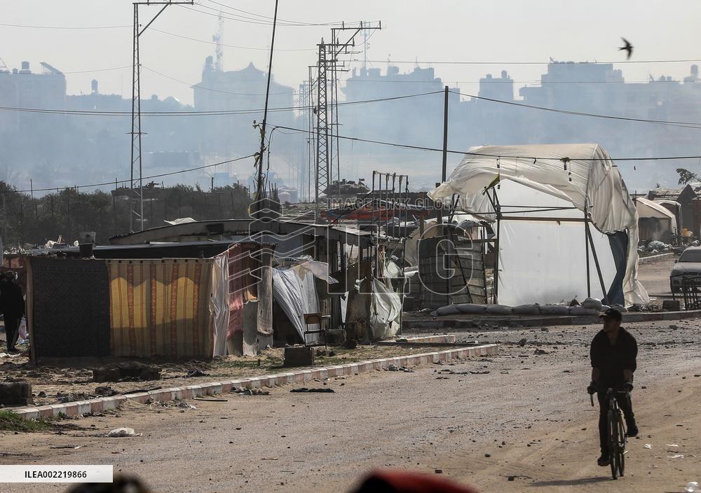 MIDEAST-GAZA-KHAN YOUNIS-ISRAELI ASSAULT