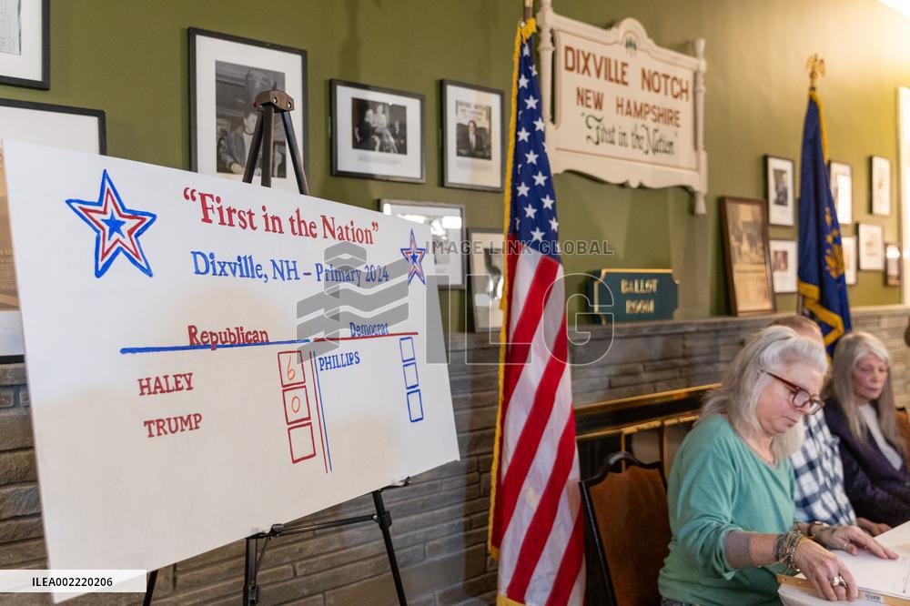 U.S.-NEW HAMPSHIRE-DIXVILLE NOTCH-PRESIDENTIAL ELECTION-VOTING