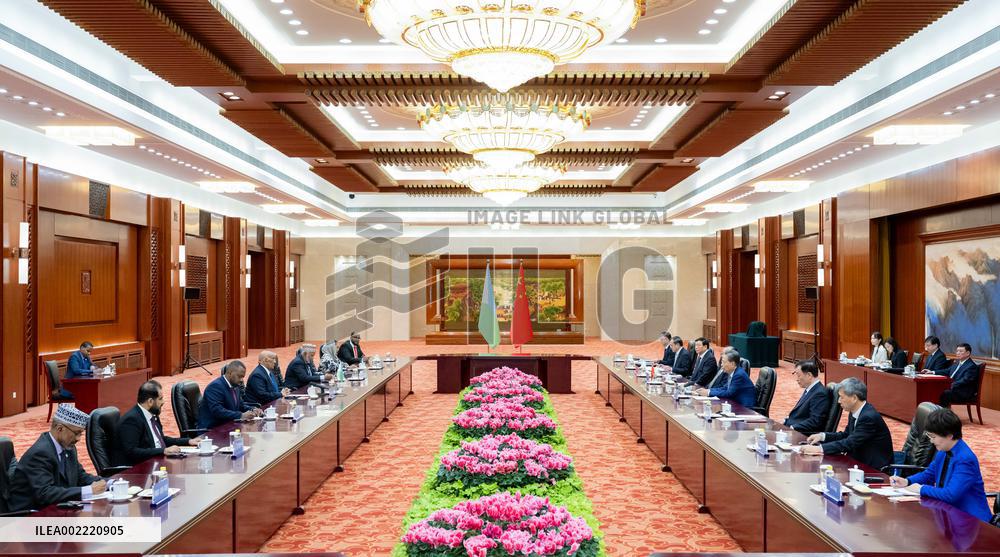 CHINA-BEIJING-ZHAO LEJI-DJIBOUTIAN NATIONAL ASSEMBLY-SPEAKER-TALKS (CN)