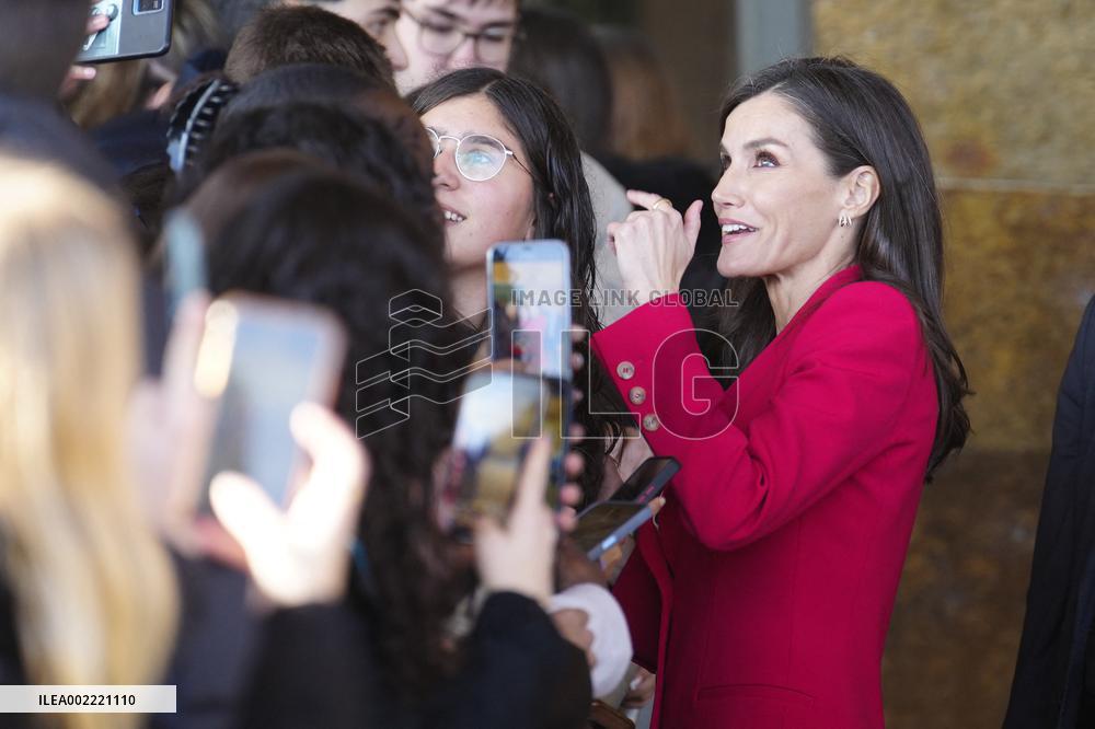 Queen Letizia Inaugurates The Talent Tour 2024 - Lleida