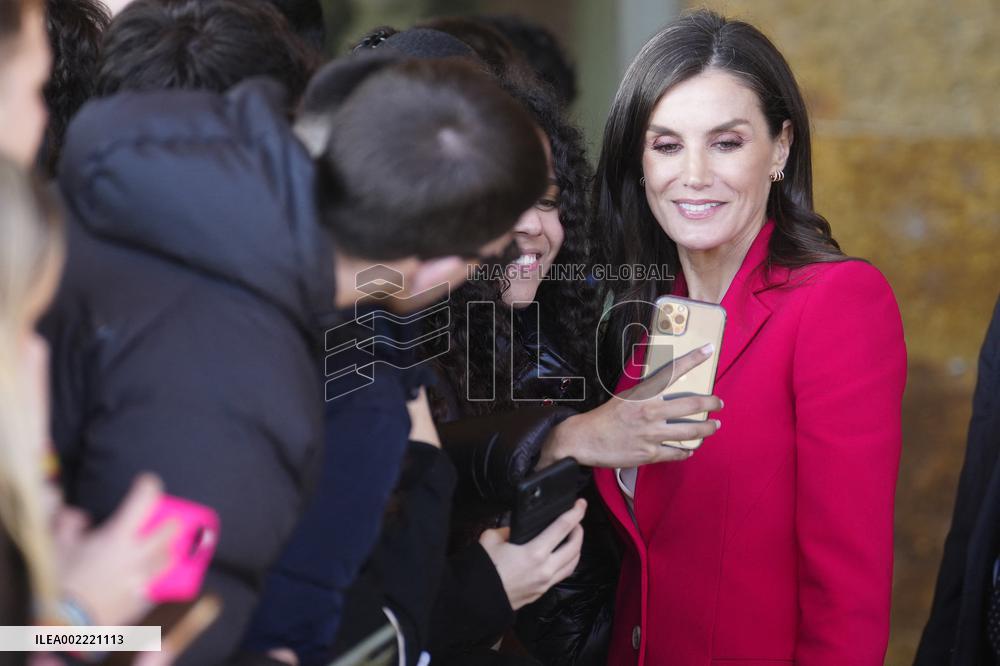 Queen Letizia Inaugurates The Talent Tour 2024 - Lleida