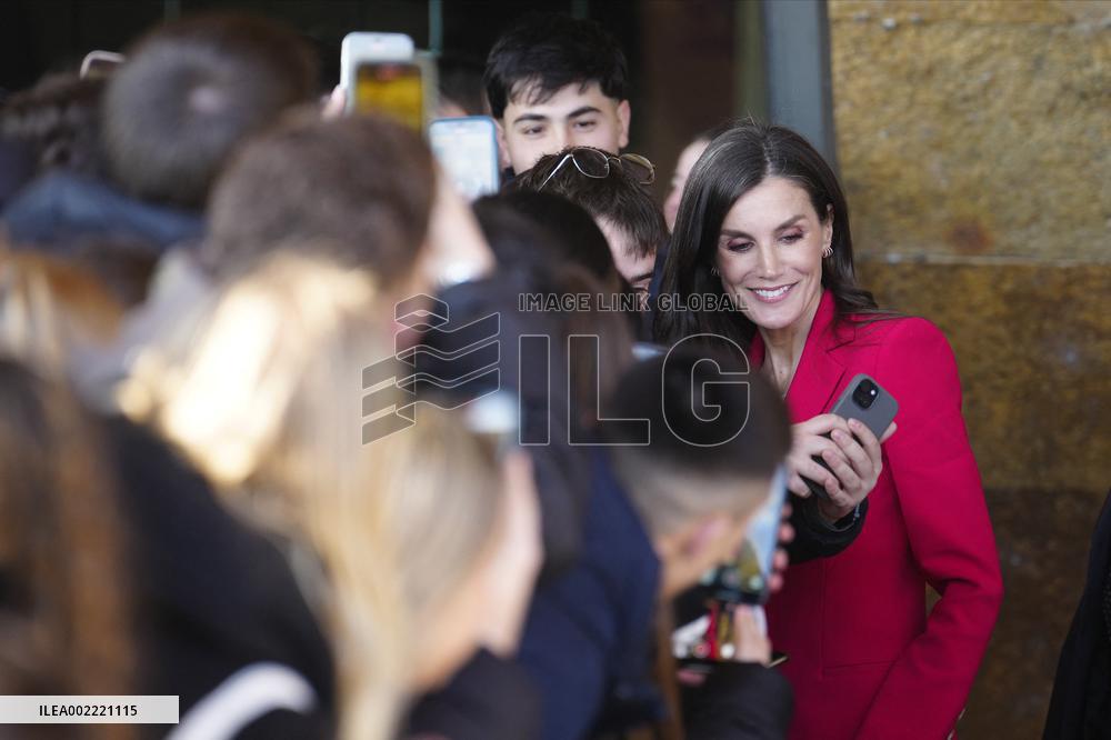 Queen Letizia Inaugurates The Talent Tour 2024 - Lleida
