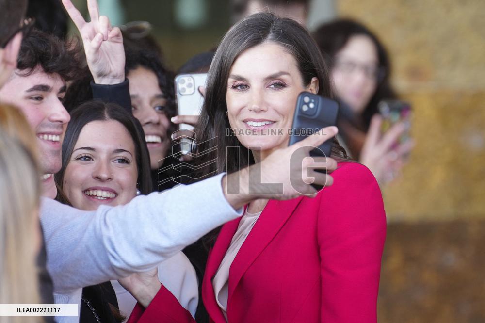 Queen Letizia Inaugurates The Talent Tour 2024 - Lleida