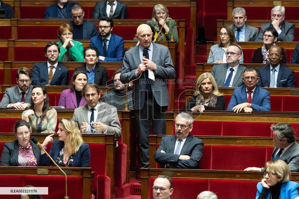 Questions to the government at the National Assembly - Paris