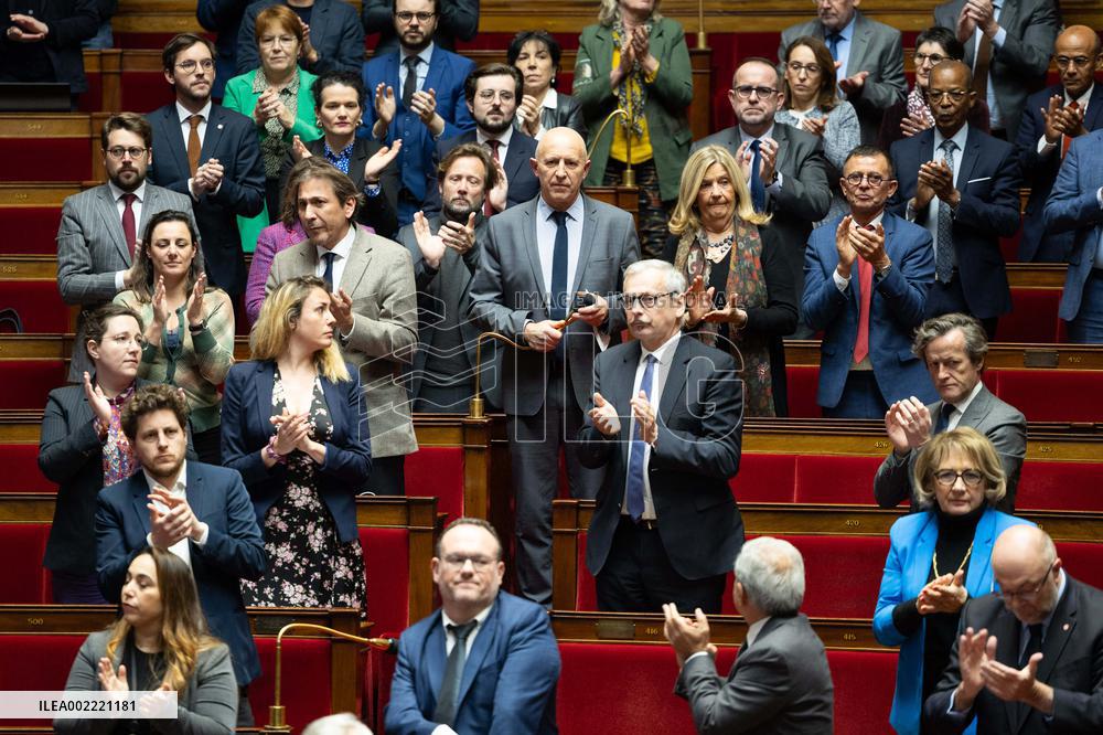 Questions to the government at the National Assembly - Paris