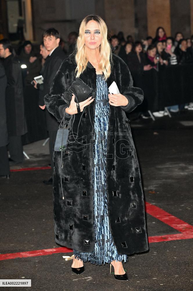 PFW Giorgio Armani Prive Outside Arrivals