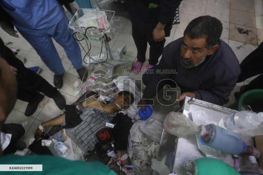 MIDEAST-GAZA-RAFAH-ISRAEL-ATTACKS-HOSPITAL