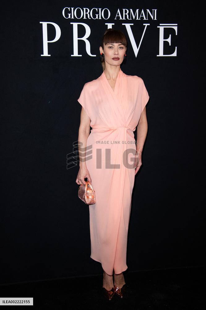 PFW Giorgio Armani Prive Photocall