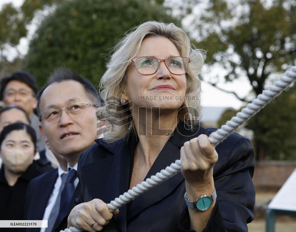 ICAN executive director in Nagasaki