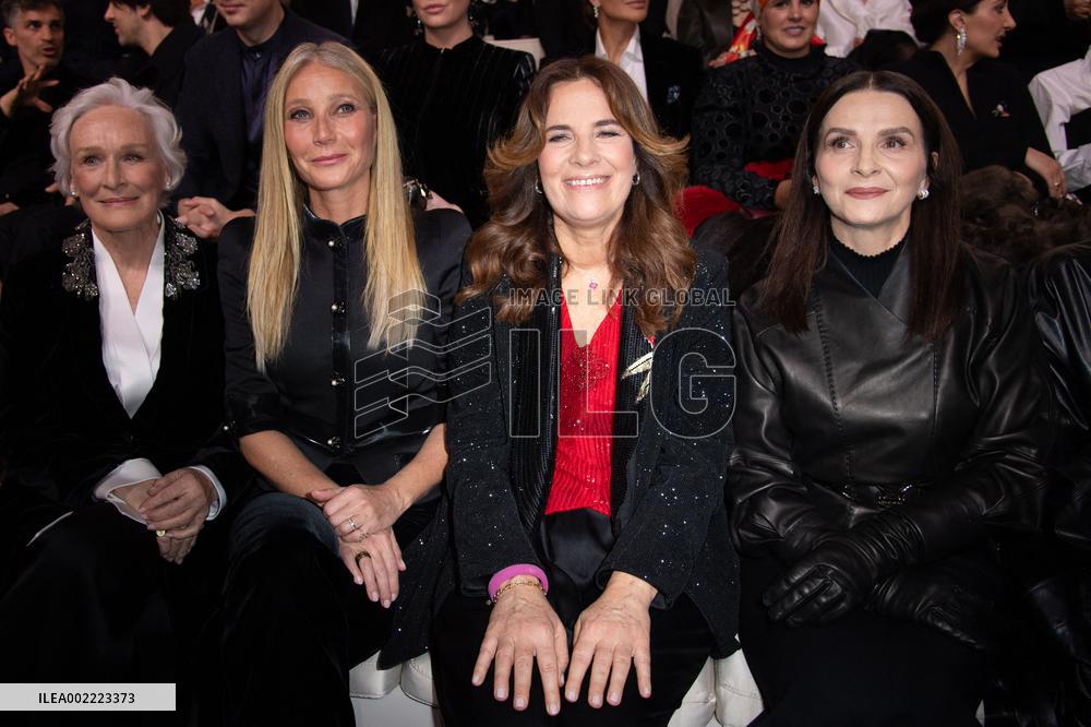 PFW Giorgio Armani Prive Front Row