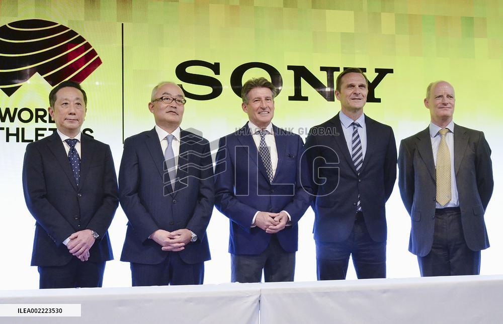 Sony signs sponsorship with World Athletics