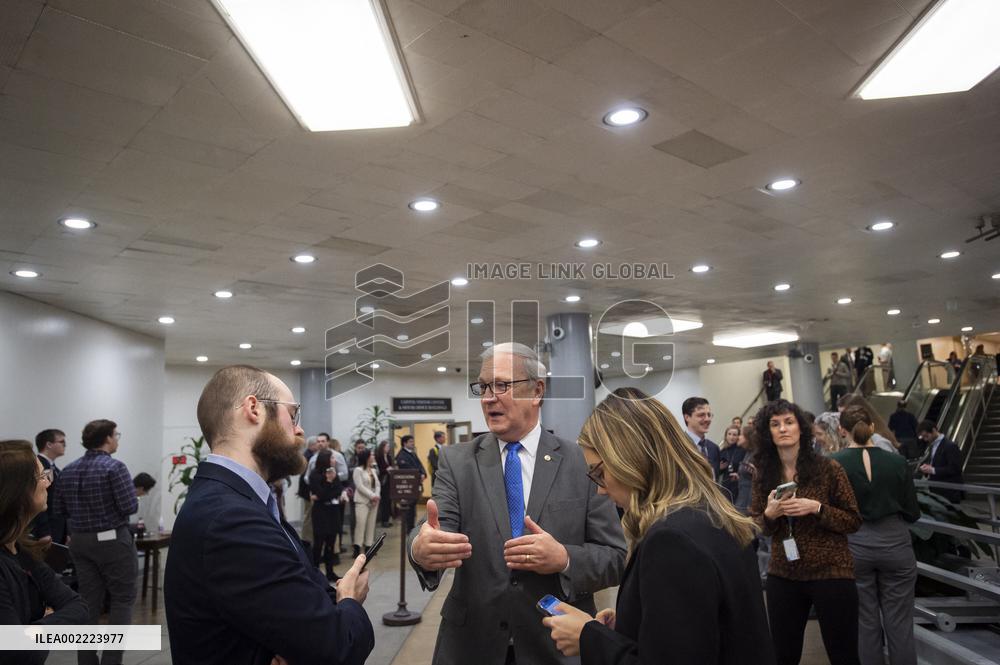 Senate Votes At The US Capitol - Washington