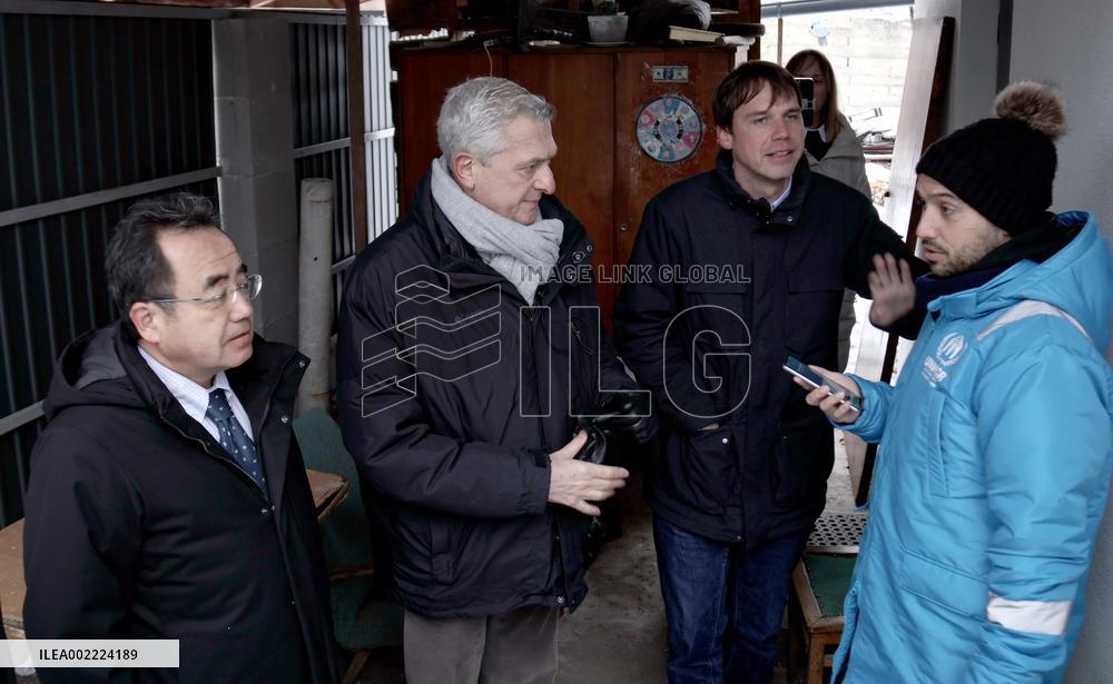 Filippo Grandi visits Irpin