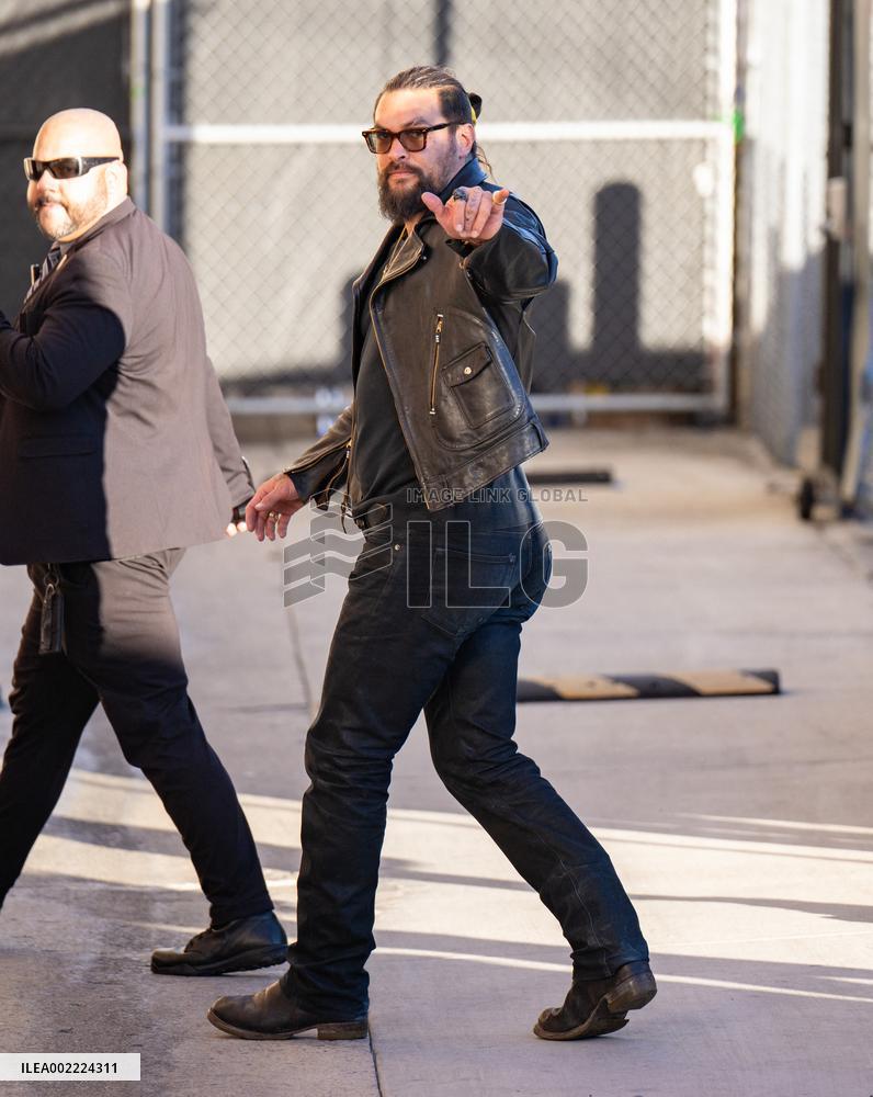 Celebrities spotted at Jimmy Kimmel Show - LA